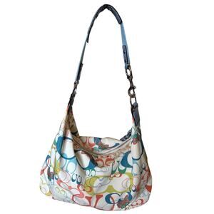 Coach Signature Y2K Butterfly Patterned Shoulder Bag